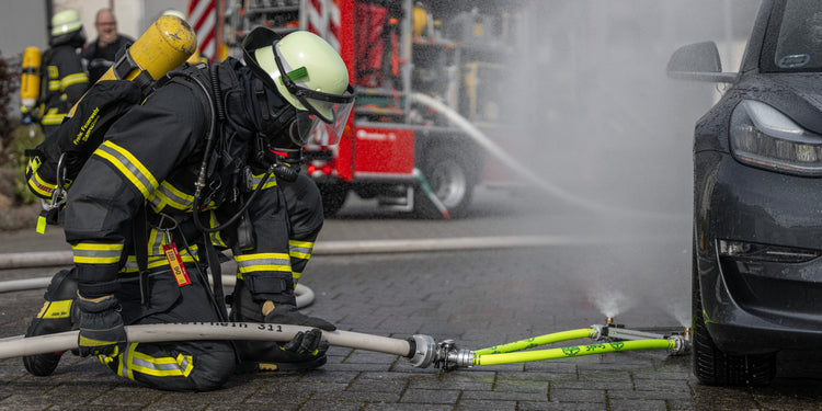E-Auto Brandbekämpfung