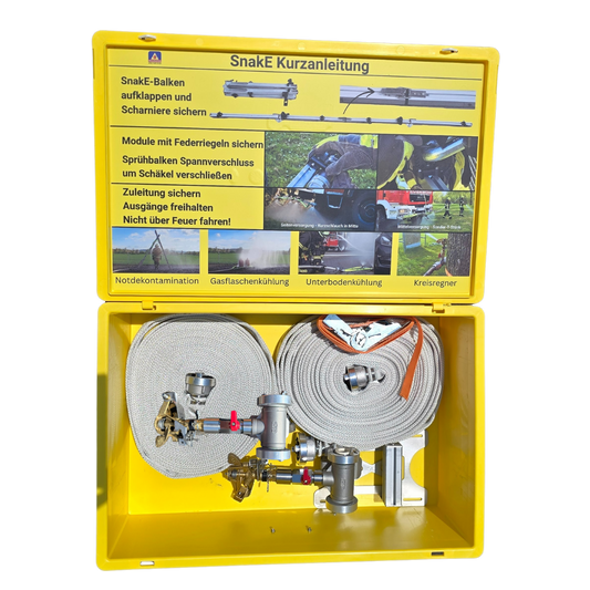 SnakE circular sprinkler building defense/vegetation fire set
