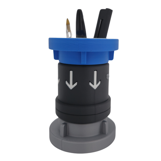 Feuerwehr Geschenk Systemtrenner als Stiftehalter für Feuerwehrleute und Feuerwehr-Dekoartikel. Geschenk für Feuerwehrfeste, Ehrungen und Jubiläen.