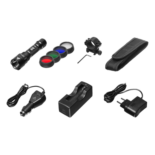 Mactronic Black Eye 650 Handtaschenlampe freigestellt – Produktfoto Nr. 2 auf weissem Hintergrund