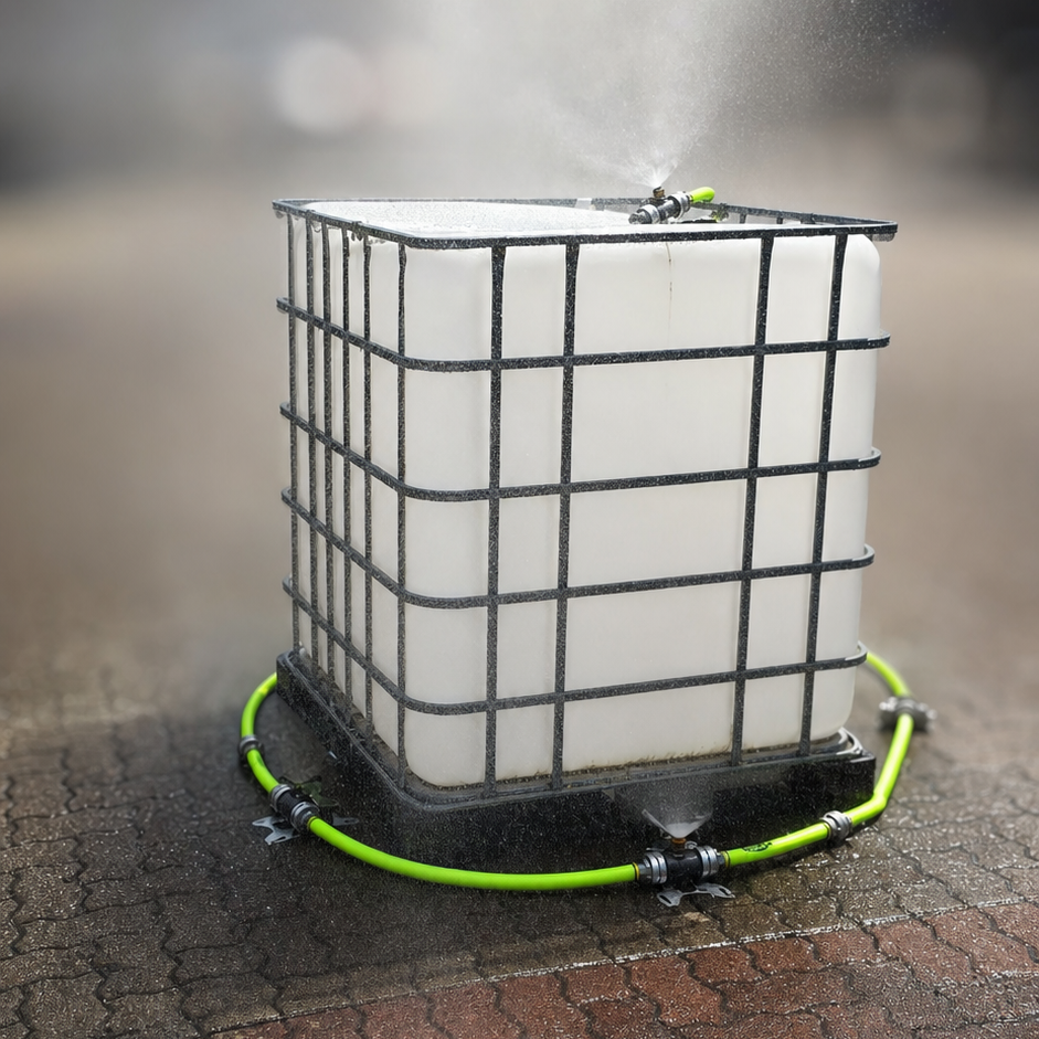 SnakE® Kühl-Set: modulares Kühlsystem für Gasflaschen, IBC- und Objektkühlung