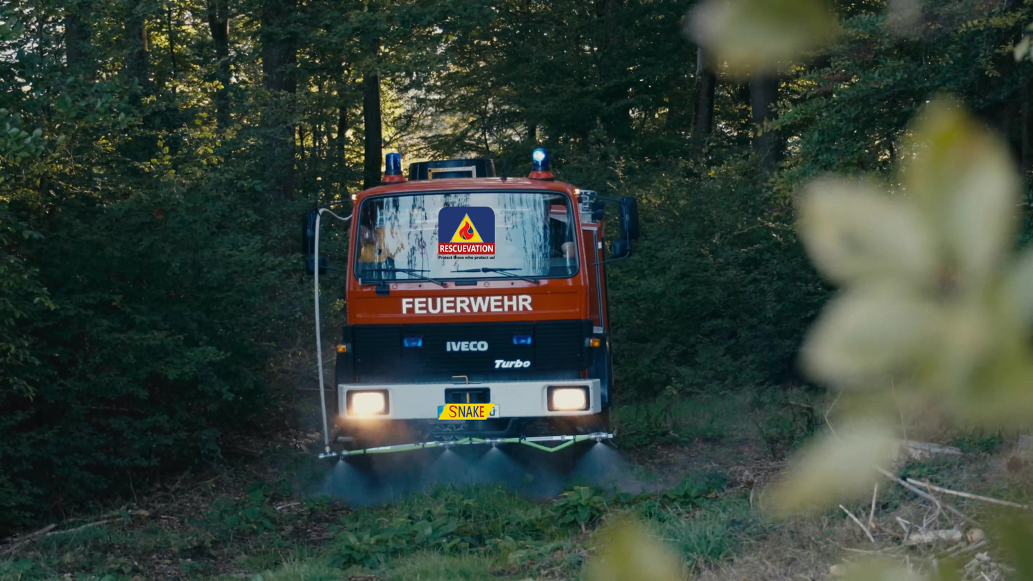 Waldbrand Feuerwehr Ausrüstung