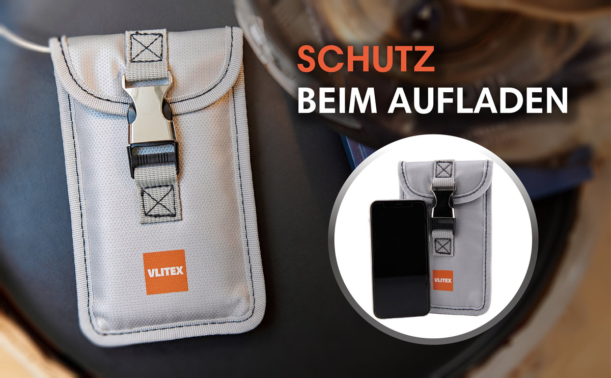 Vlitex S Brandbegrenzungstasche, Anwendungs-Banner Brandschutz für Laptops