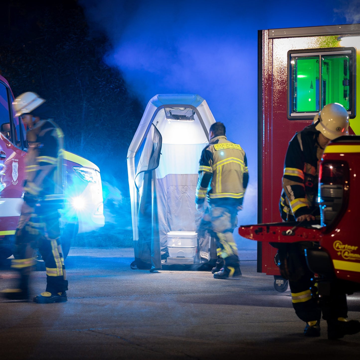 EasyToilet SOS - mobile Toilette für die Feuerwehr Ausrüstung