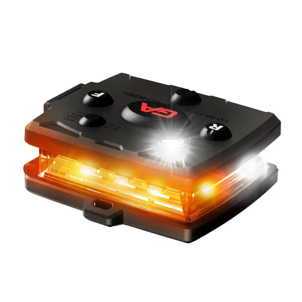 Guardian Angel Micro in Orange mit weiß leuchtender Front-LED