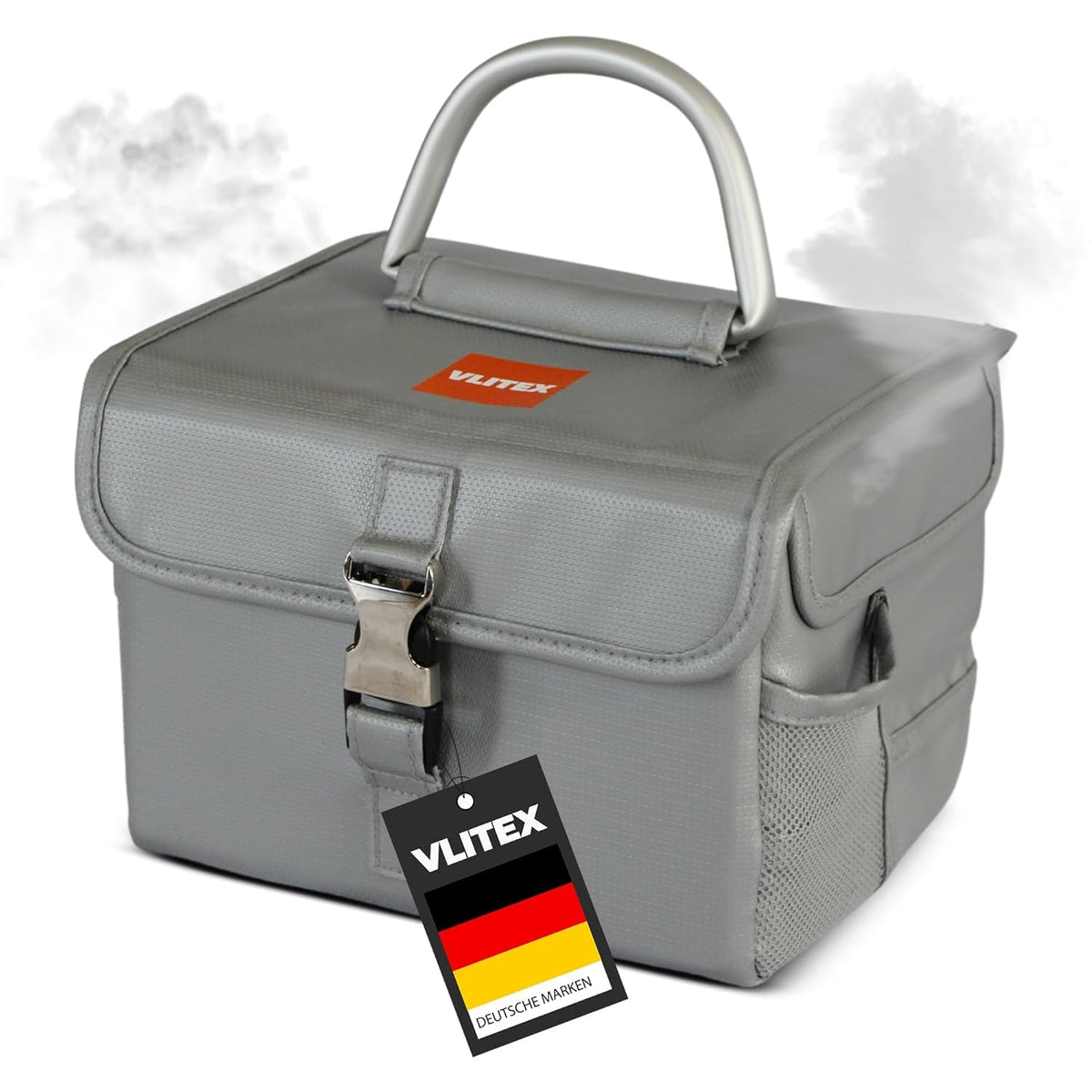 Vlitex Battery Safety Box L with carrying handle
