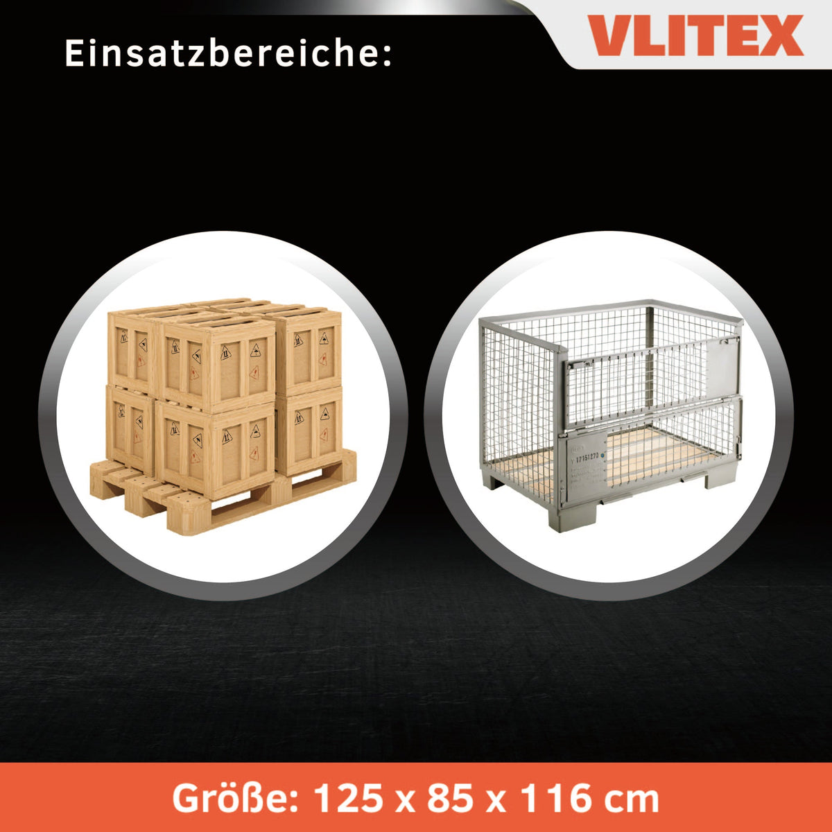 Vlitex PREMIUM Brandbegrenzungshaube, geöffnet zur Akku-Aufnahme