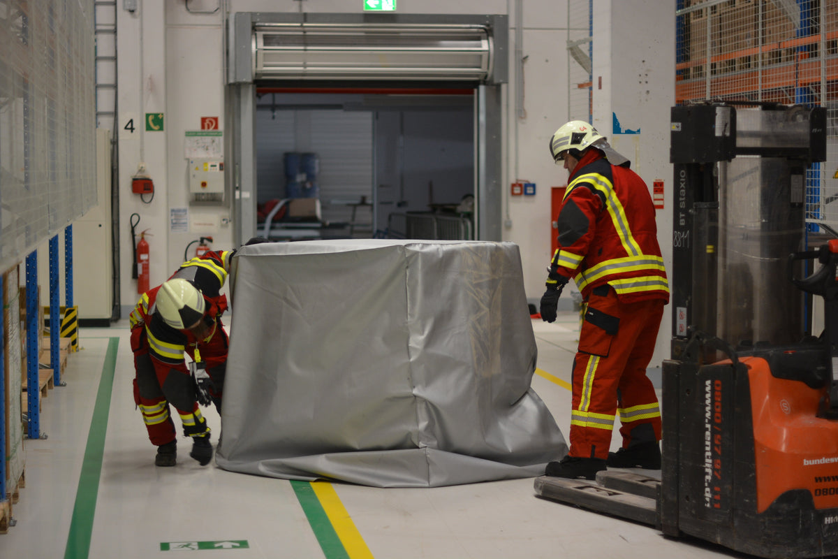 Vlitex PREMIUM Brandbegrenzungshaube, Detailansicht Material