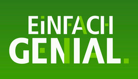 Einfach Genial-Logo, MDR-Fernsehsendung für Erfindungen und Innovationen