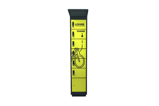 LOXXER Outdoor Locker – wetterfester Akku-Ladeschrank mit 6 Fächern