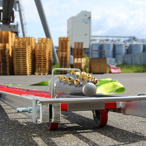 Löschigel - Industriebrandbekämpfung - Tiefgaragenbrände - Löschigel Aufbau Steckleiter Brandbekämpfung