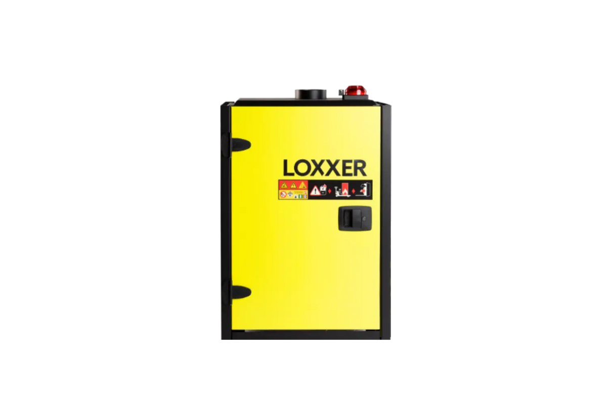 LOXXER LOXK1100 VDMA Schrank – kompakter Akku-Sicherheitsschrank, freigestellt