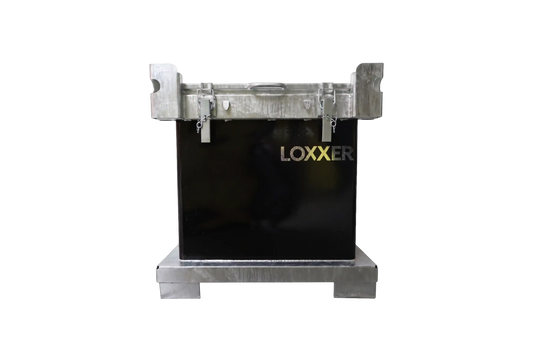 LOXXER Transportbox – UN-zertifizierte Stahlbox für Lithium-Ionen-Akkus, freigestellt