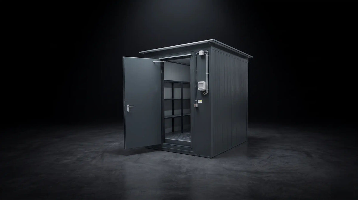 LOXXER Walk-in Container – begehbarer Lagercontainer für Lithium-Ionen-Akkus