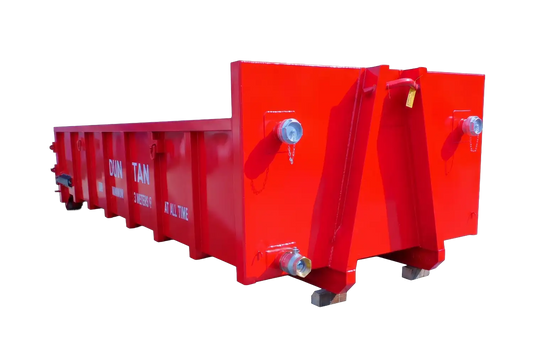Tauchcontainer – Funktionsansicht mit geöffneter Rückseite