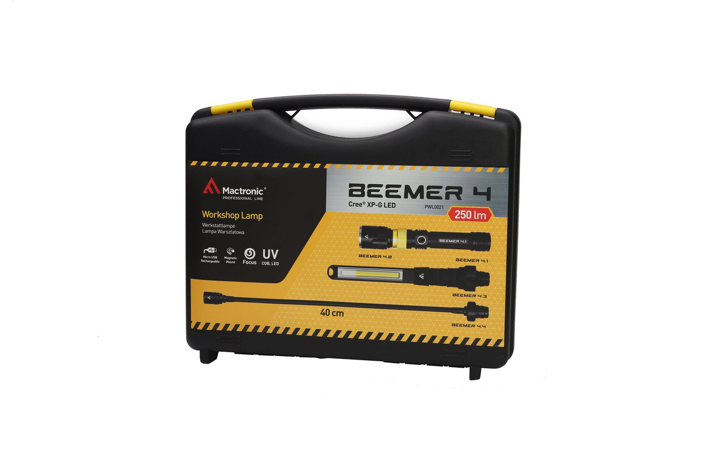Mactronic Beemer 4 PWL0021 Arbeitsleuchte freigestellt – Produktfoto Nr. 7 mit 350 lm, IP54
