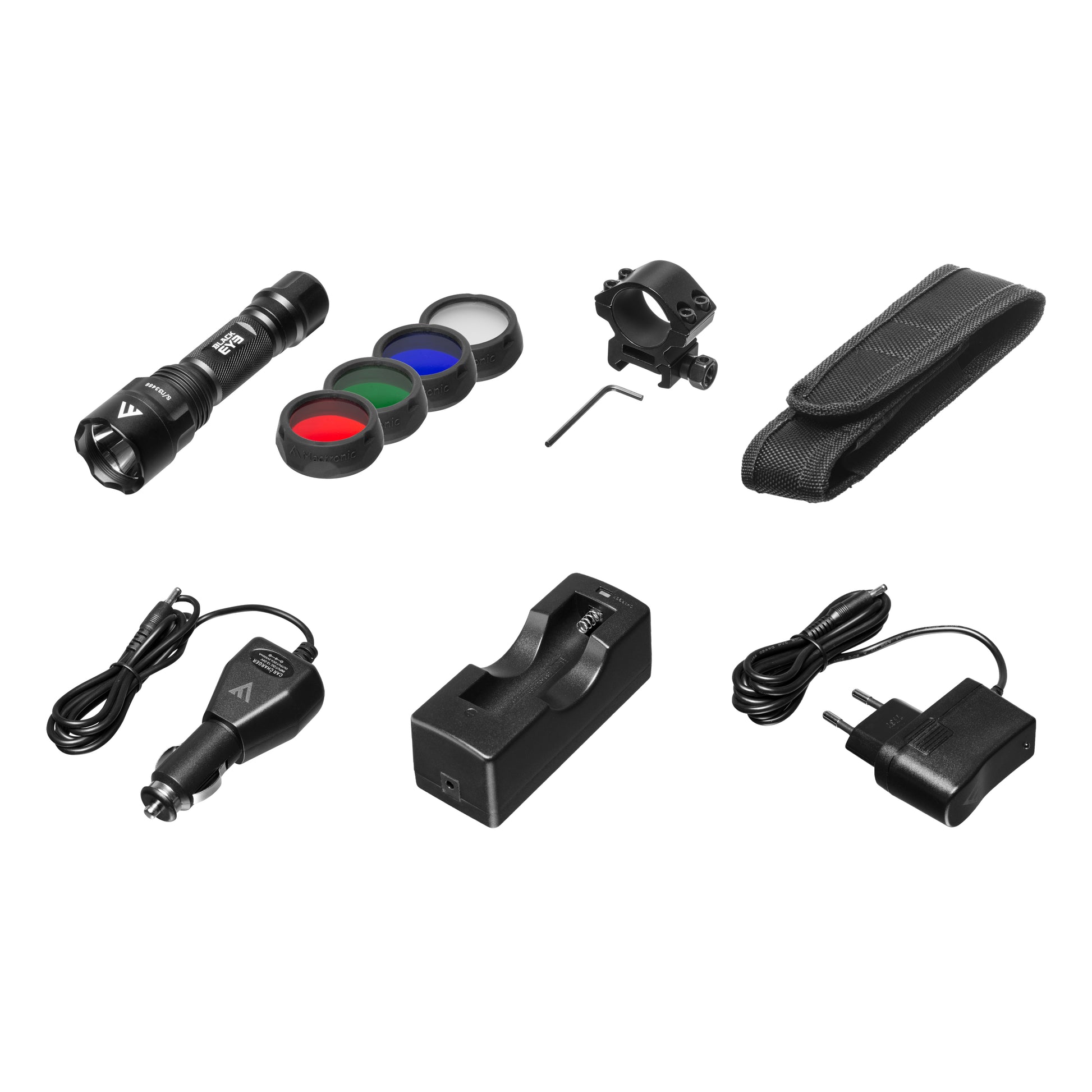 Mactronic Black Eye 650 Handtaschenlampe freigestellt – Produktfoto Nr. 2 auf weissem Hintergrund