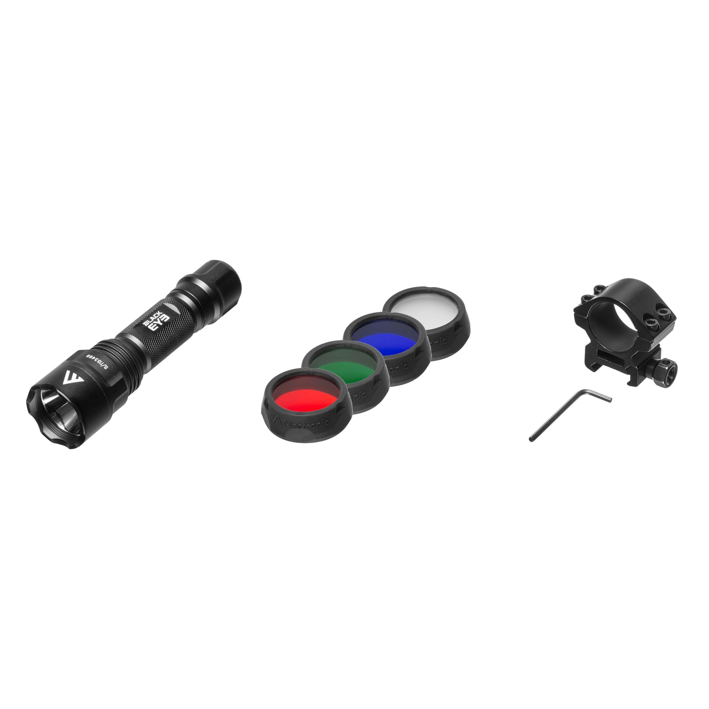 Mactronic Black Eye 650 Handtaschenlampe freigestellt – Produktfoto Nr. 4 auf weissem Hintergrund
