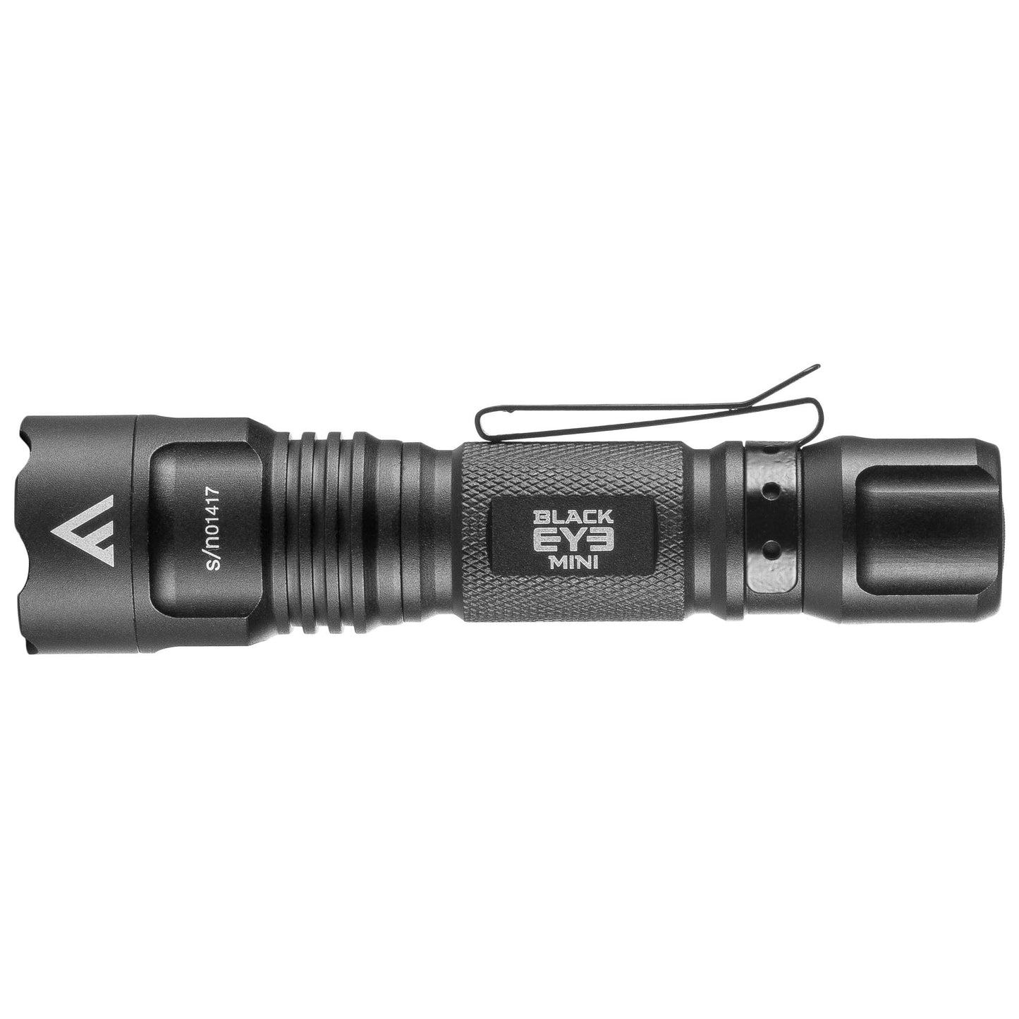 Mactronic Black Eye Mini Handtaschenlampe freigestellt – Produktfoto Nr. 2 auf weissem Hintergrund
