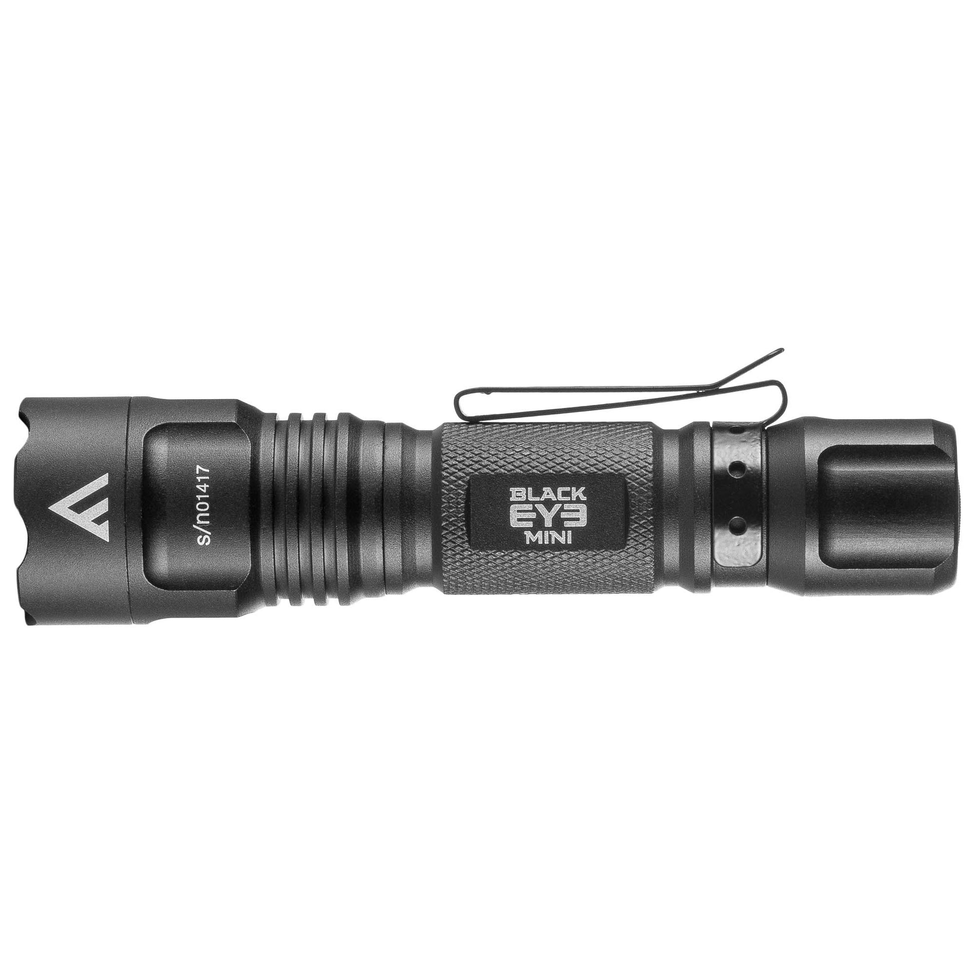 Mactronic Black Eye Mini Handtaschenlampe freigestellt – Produktfoto Nr. 2 auf weissem Hintergrund