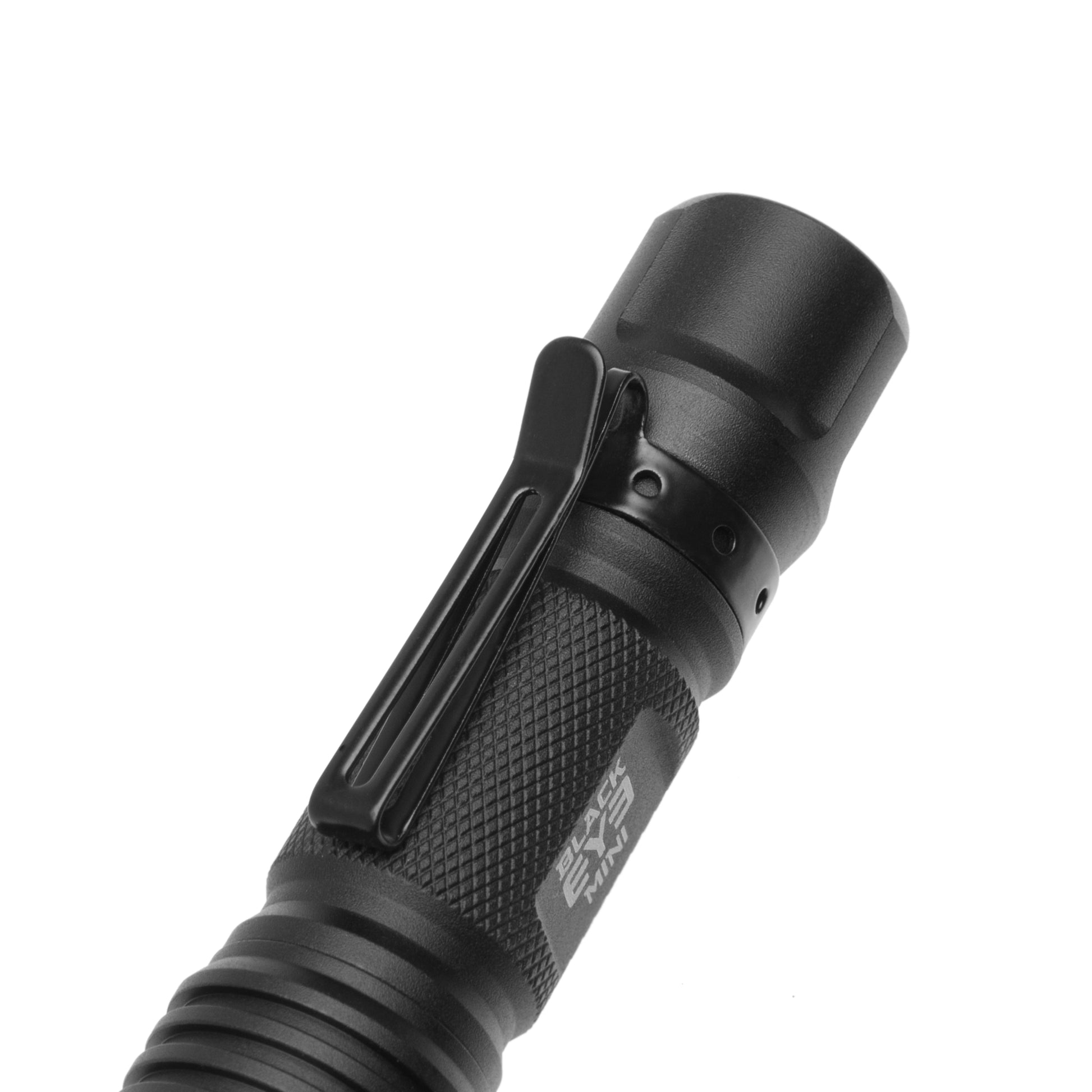 Mactronic Black Eye Mini Handtaschenlampe freigestellt – Produktfoto Nr. 4 auf weissem Hintergrund