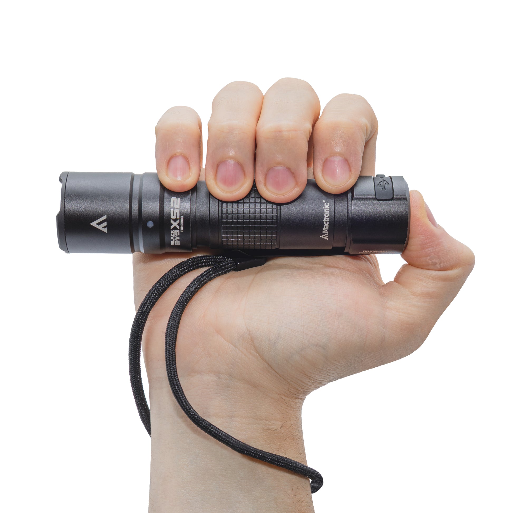 Mactronic Black Eye X52 THH0080 Handtaschenlampe freigestellt – Produktfoto Nr. 6 mit 5200 lm, IPX8