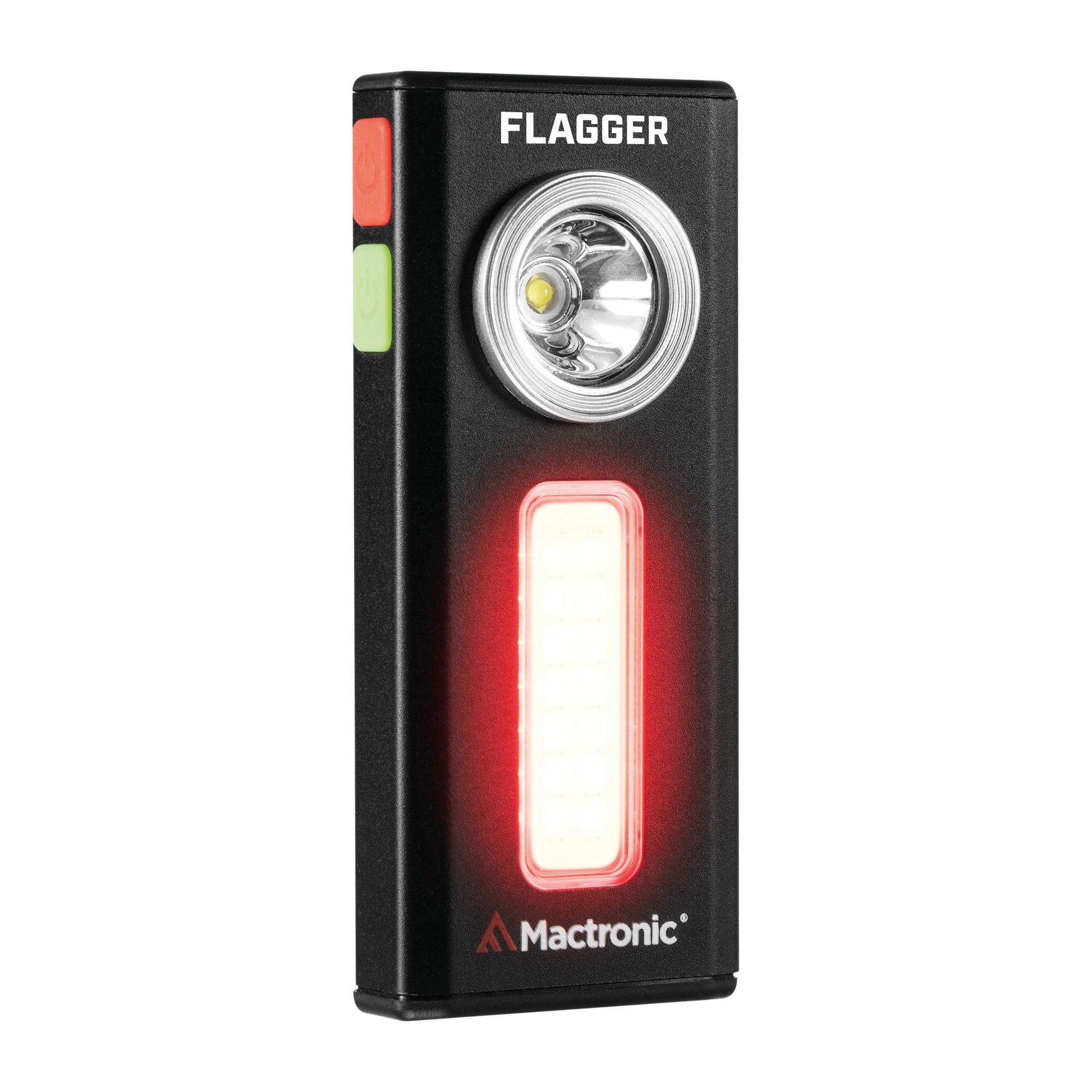 Mactronic Flagger Handtaschenlampe freigestellt – Produktfoto Nr. 7B auf weissem Hintergrund