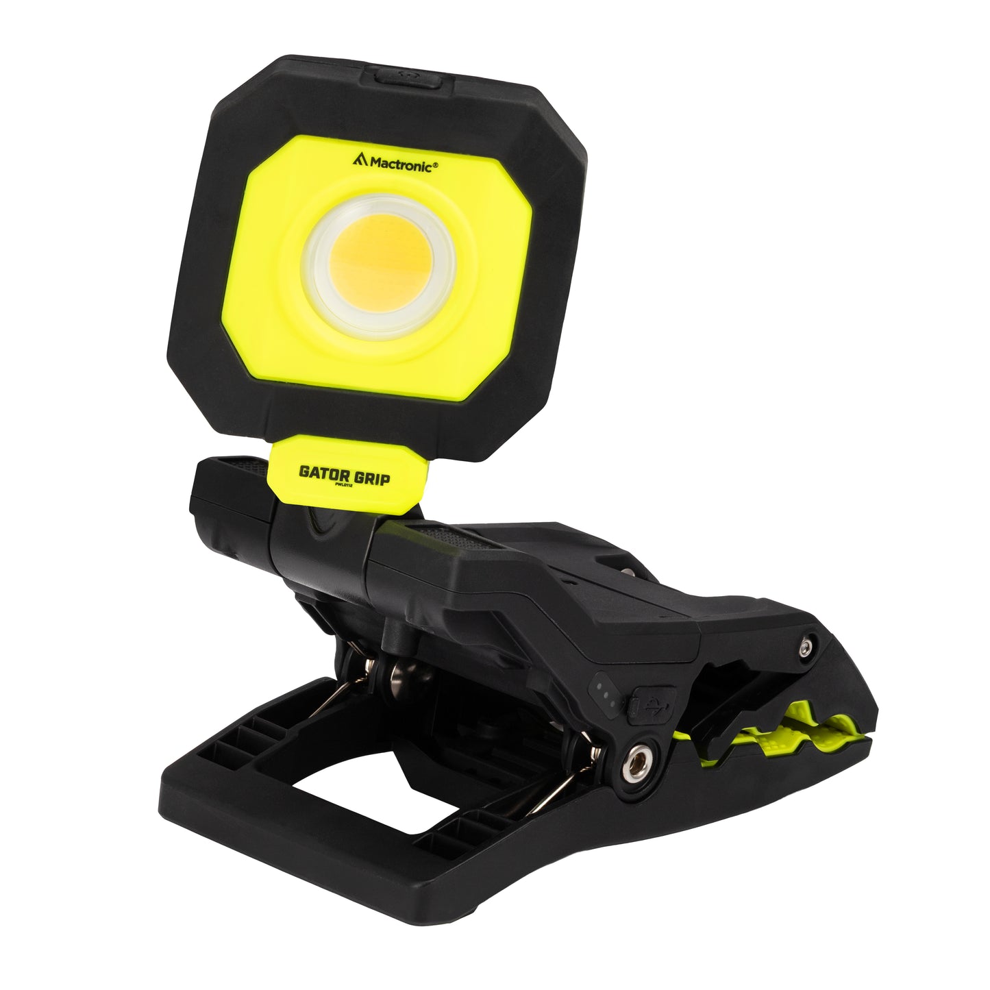 Mactronic Gator Grip PWL0112 – Arbeitsleuchte mit Klemme und Magnet, 1700 lm, IP65 – Seitenansicht