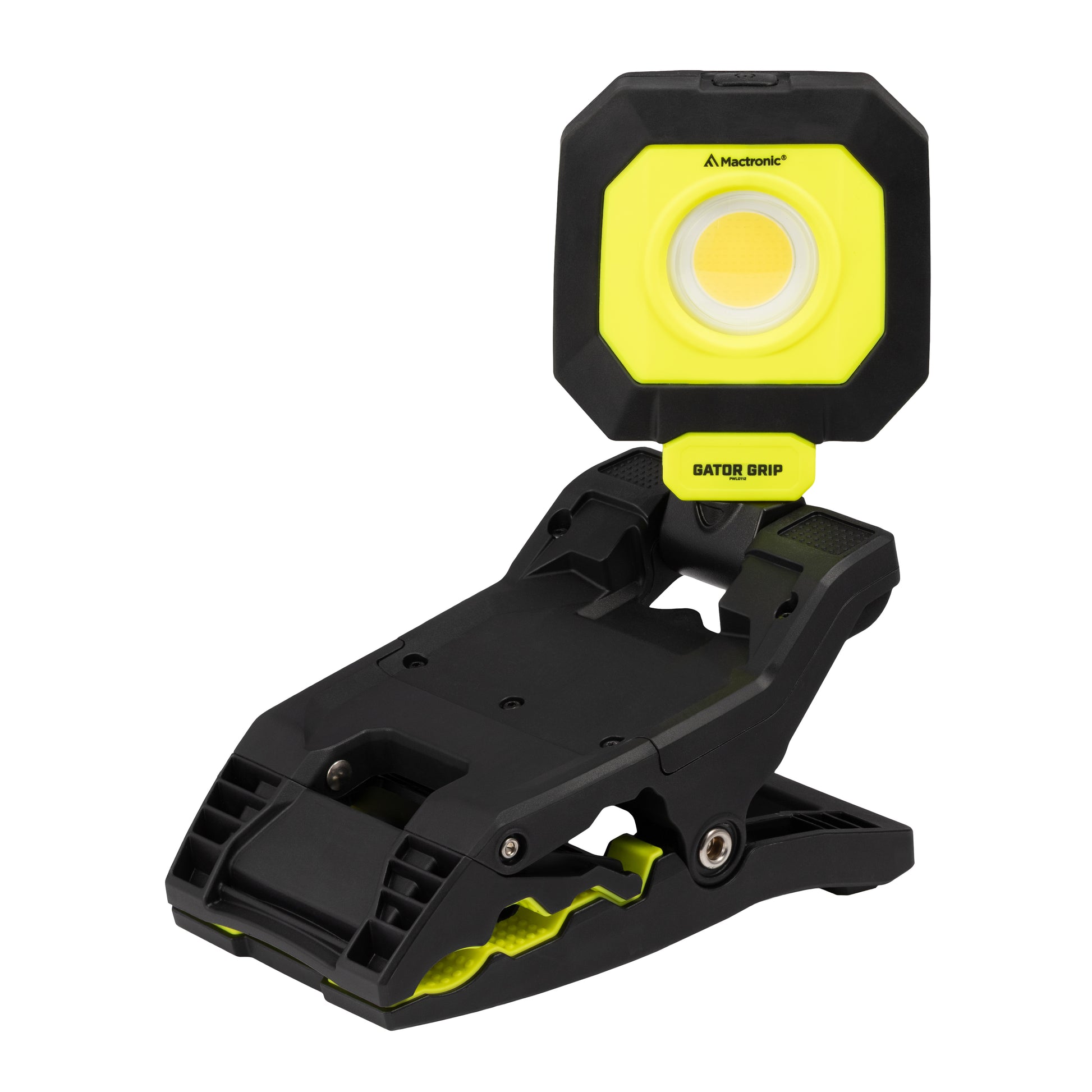 Mactronic Gator Grip PWL0112 – Arbeitsleuchte mit Klemme und Magnet, 1700 lm, IP65 – Rückansicht