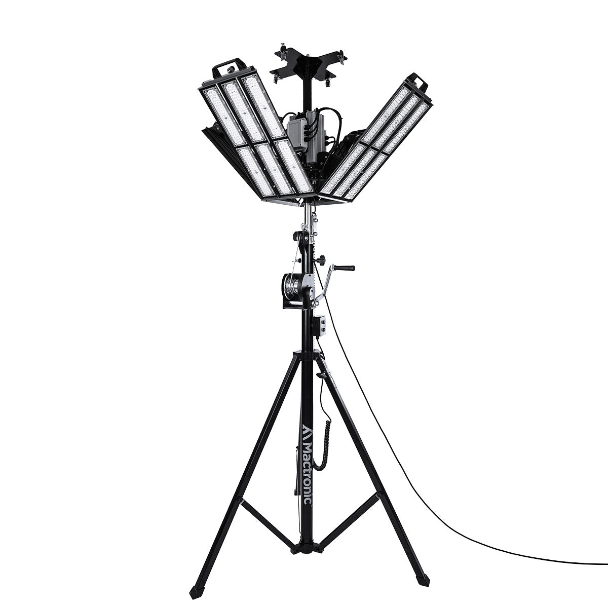 Mactronic HALO 100K – Profi-Flächenstrahler | 100.000 lm | IP65/IK08 | 24 Panels | Dimmbar – Detailansicht