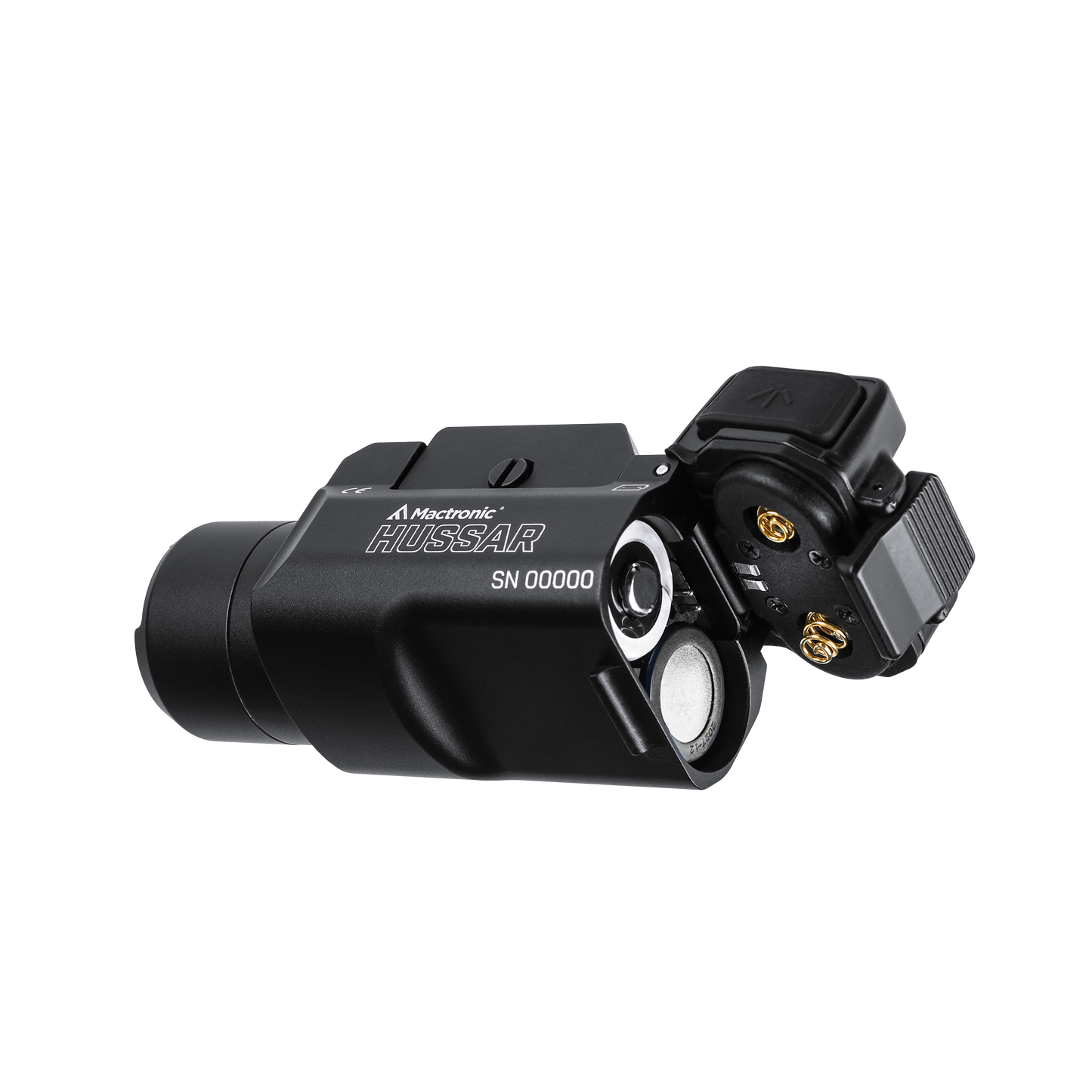 Mactronic Hussar THG0010 – Taktische Pistolenleuchte mit Swift Mount System, 1050 lm, IPX6 – Detailansicht