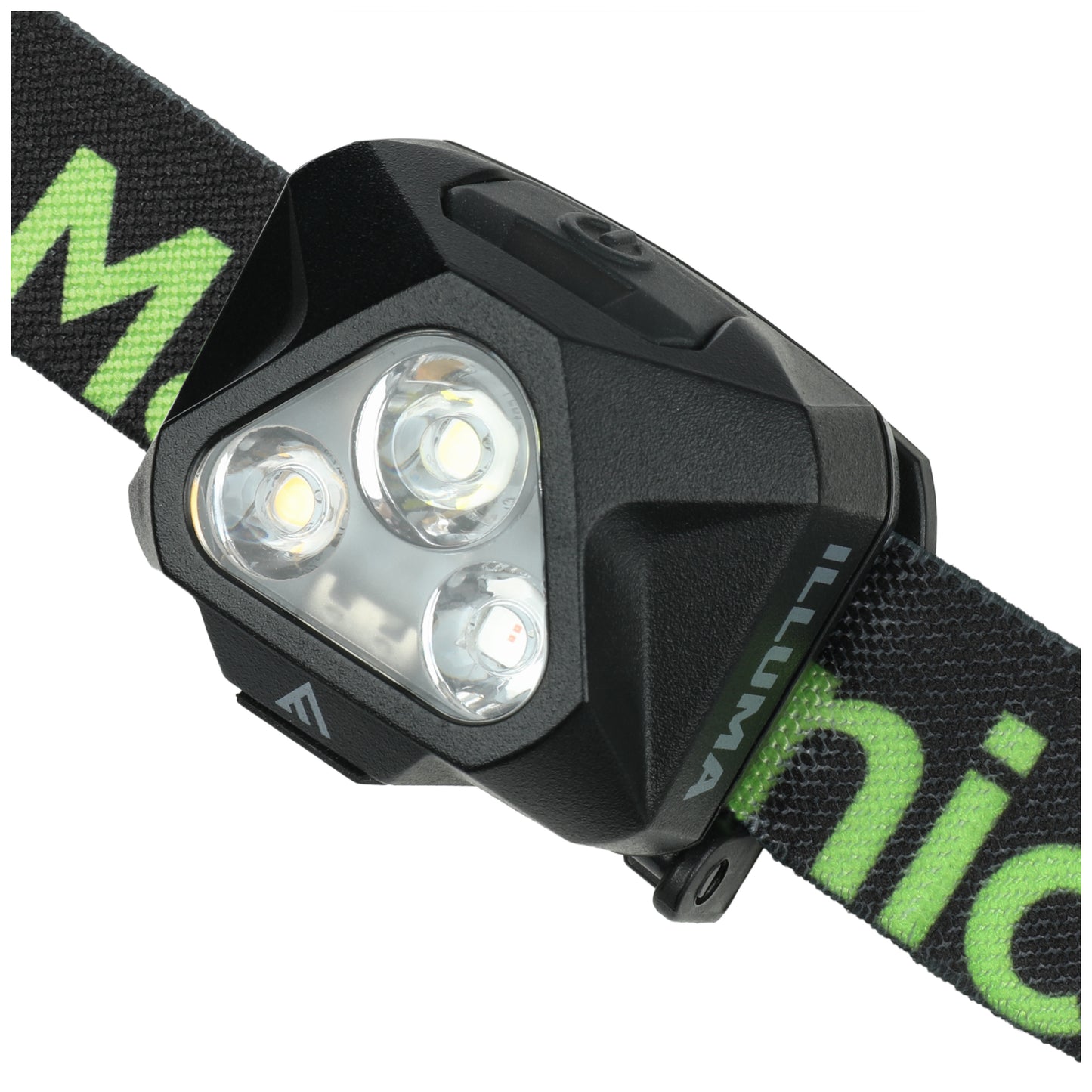 Mactronic Illuma – Stirnlampe 430 lm / 130 m (Li-Po, CW/WW/Rot) – Rückansicht