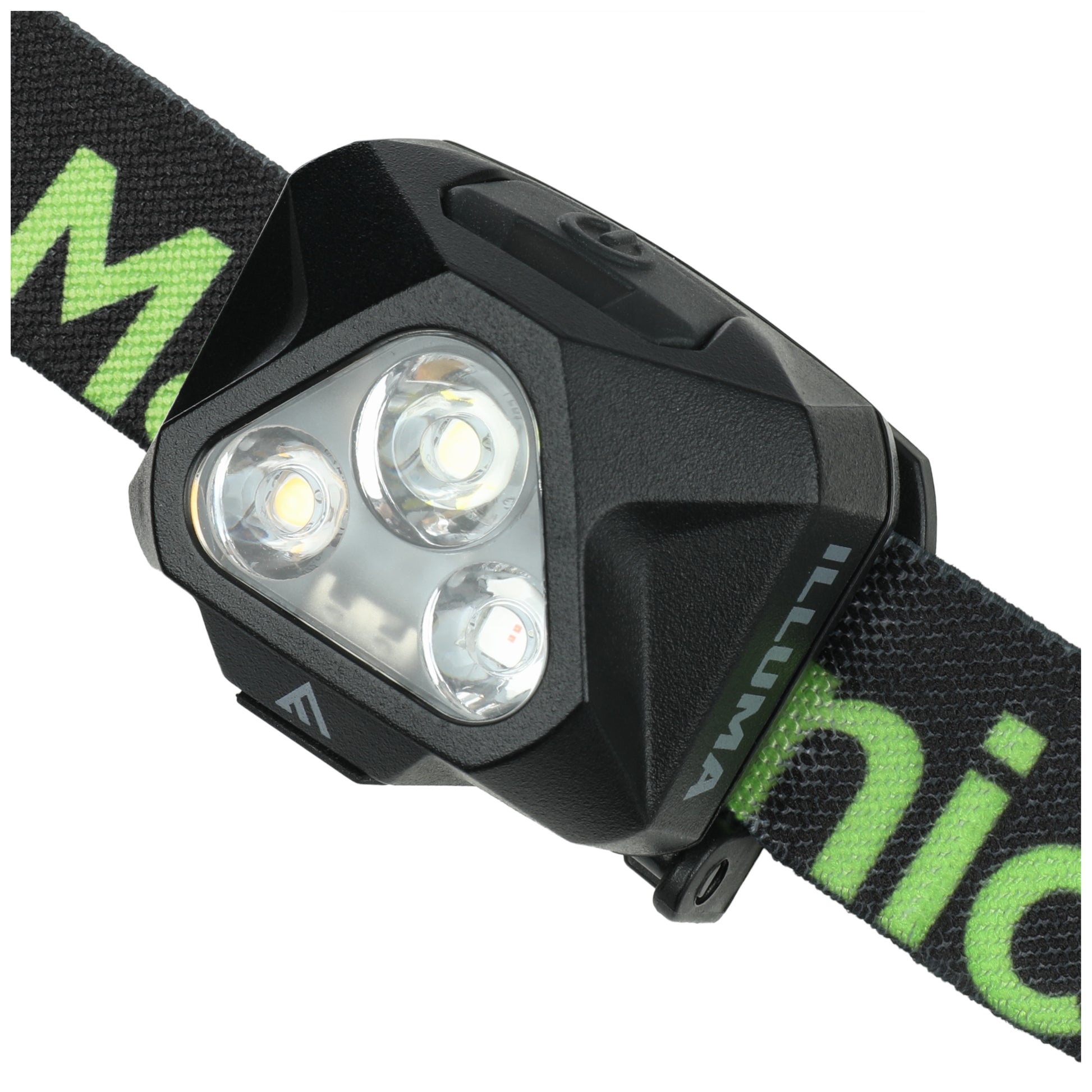 Mactronic Illuma AHL0081 – Stirnlampe mit Kaltweiß/Warmweiß/Rot und ADS, 430 lm, IPX4 – Seitenansicht