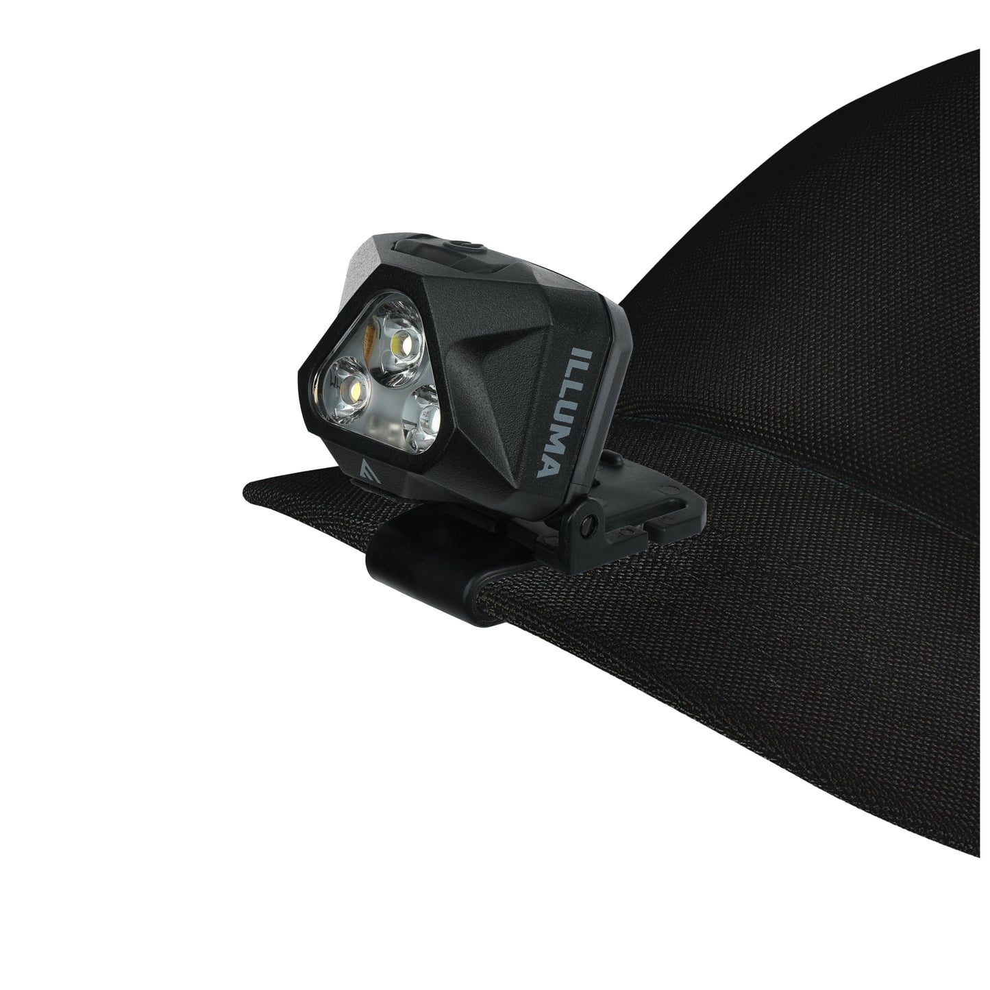 Mactronic Illuma AHL0081 – Stirnlampe mit Kaltweiß/Warmweiß/Rot und ADS, 430 lm, IPX4 – Rückansicht
