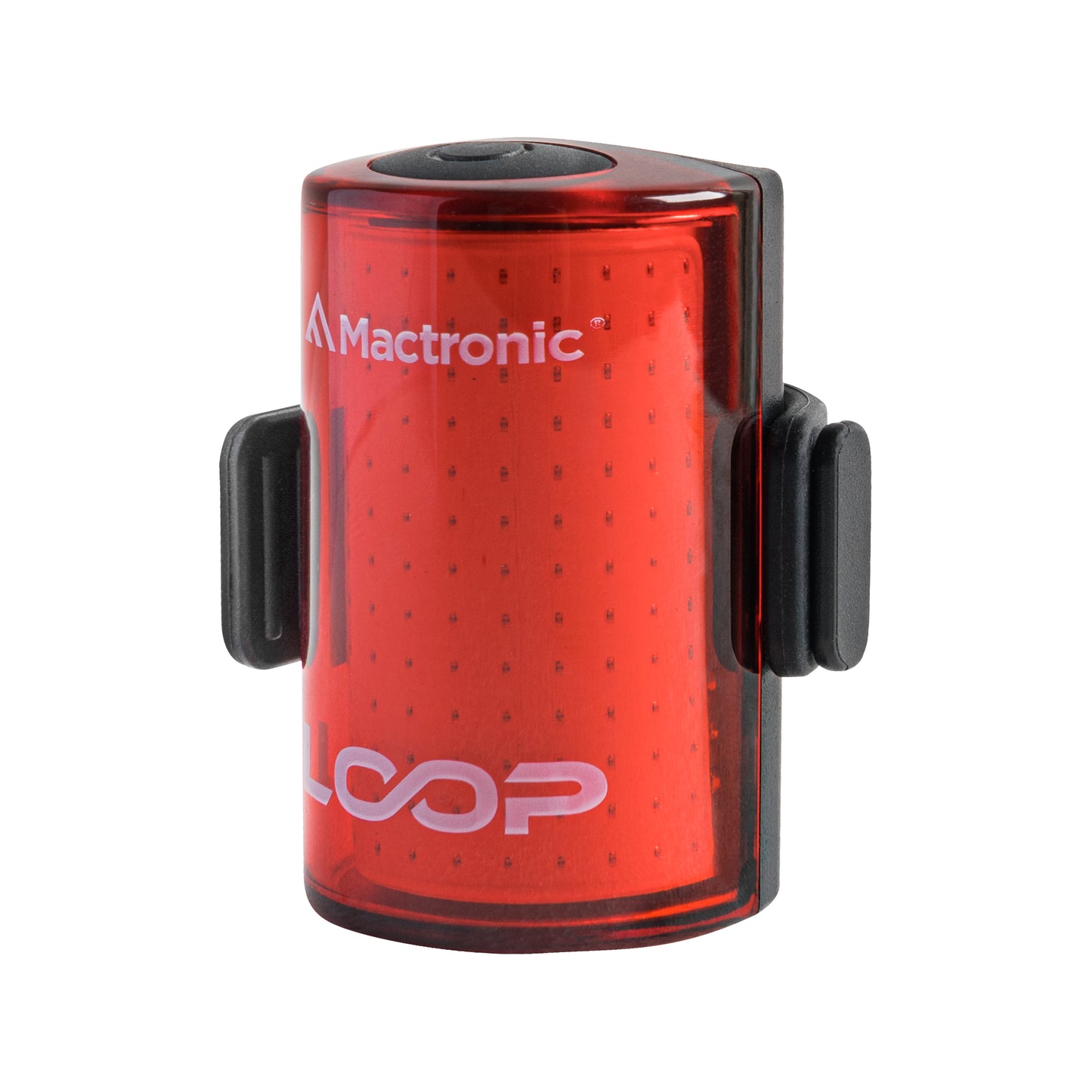 Mactronic Loop ABR0061 – Fahrrad-Rückleuchte mit COB-LED und 360°-Sichtbarkeit, 25 lm, IP44 – Seitenansicht
