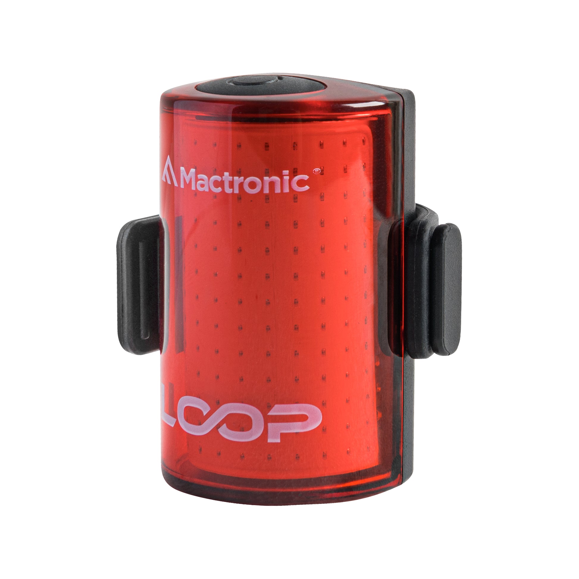 Mactronic Loop ABR0061 – Fahrrad-Rückleuchte mit COB-LED und 360°-Sichtbarkeit, 25 lm, IP44 – Seitenansicht