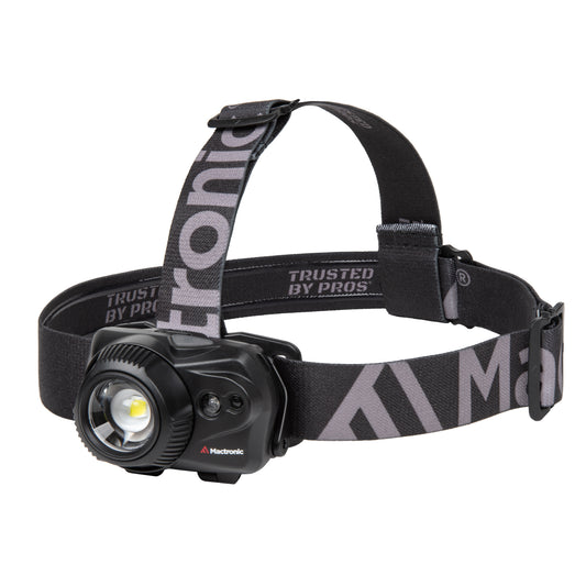 Mactronic Maverick AHL0053 – Stirnlampe mit Dual-Source und Fokus, 595 lm, IP64
