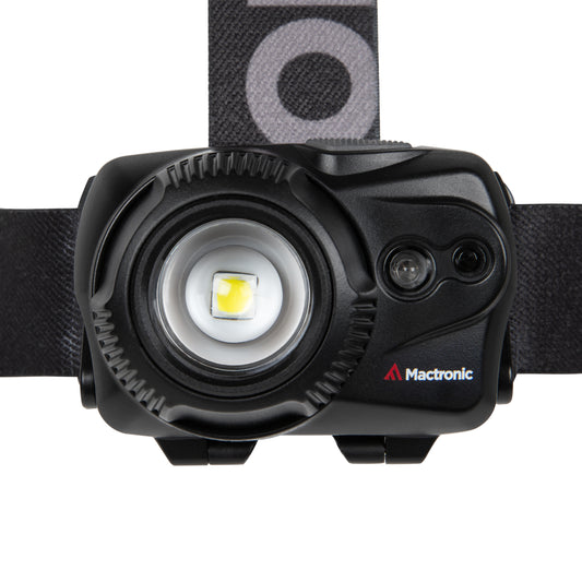 Mactronic Maverick AHL0053 – Stirnlampe mit Dual-Source und Fokus, 595 lm, IP64 – Seitenansicht