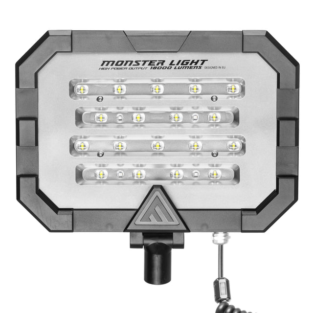 Mactronic Monster Light Mini Rescue – Rettungs-Flächenlicht | 18.000 lm | IP66 | Orange