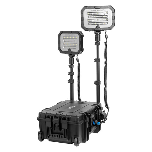 Mactronic Monster Light Twin – Portables Flächenlicht | 36.000 lm | IP66 | 7 Modi | Power-Bank