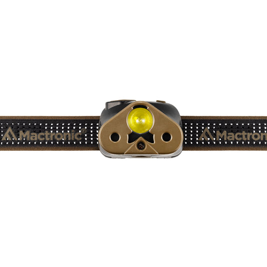 Mactronic Nomad 03 THL0022MN – Taktische Stirnlampe mit RGB-Filtern und NVG-Halterung, 340 lm, IP64 – Seitenansicht