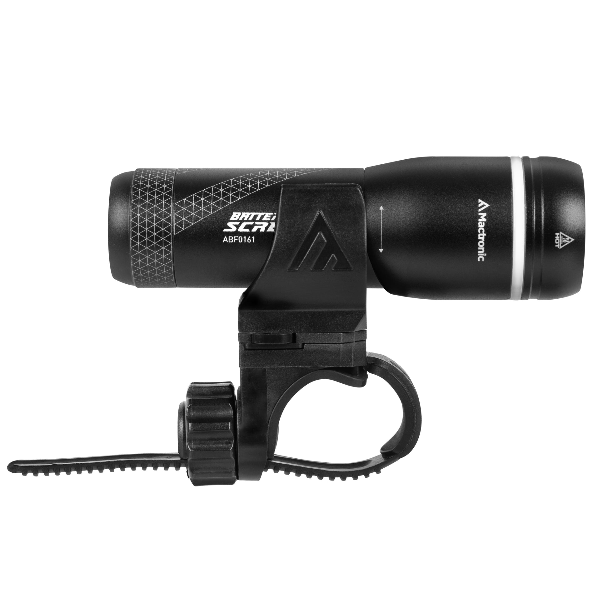 Mactronic Scream 3.3 ABF0171 – Fahrrad-Frontleuchte mit Fokus, 600 lm, IP66, 3×AAA – Seitenansicht