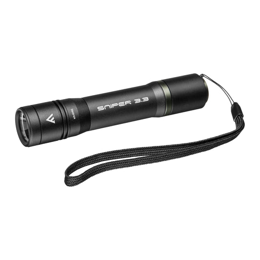Mactronic Sniper 3.3 THH0064 – Taktische Handtaschenlampe mit Focus und Power Bank, 1020 lm, IP66
