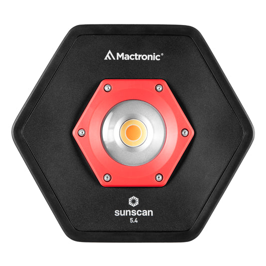 Mactronic Sunscan 5.4 PWL0051 – LED-Arbeitsleuchte mit einstellbarer Farbtemperatur, 2000 lm, CRI 96 – Seitenansicht