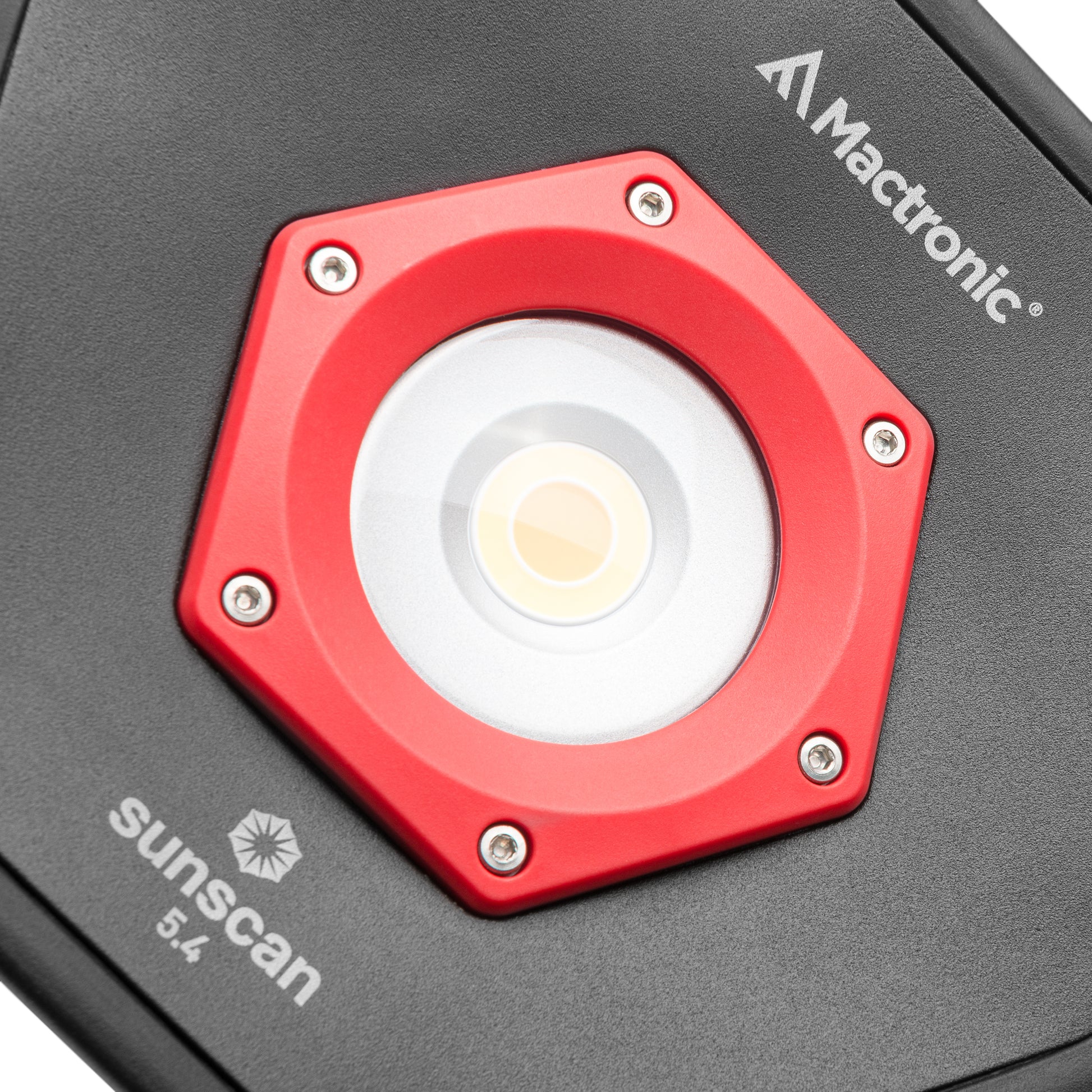 Mactronic Sunscan 5.4 PWL0051 – LED-Arbeitsleuchte mit einstellbarer Farbtemperatur, 2000 lm, CRI 96 – Rückansicht