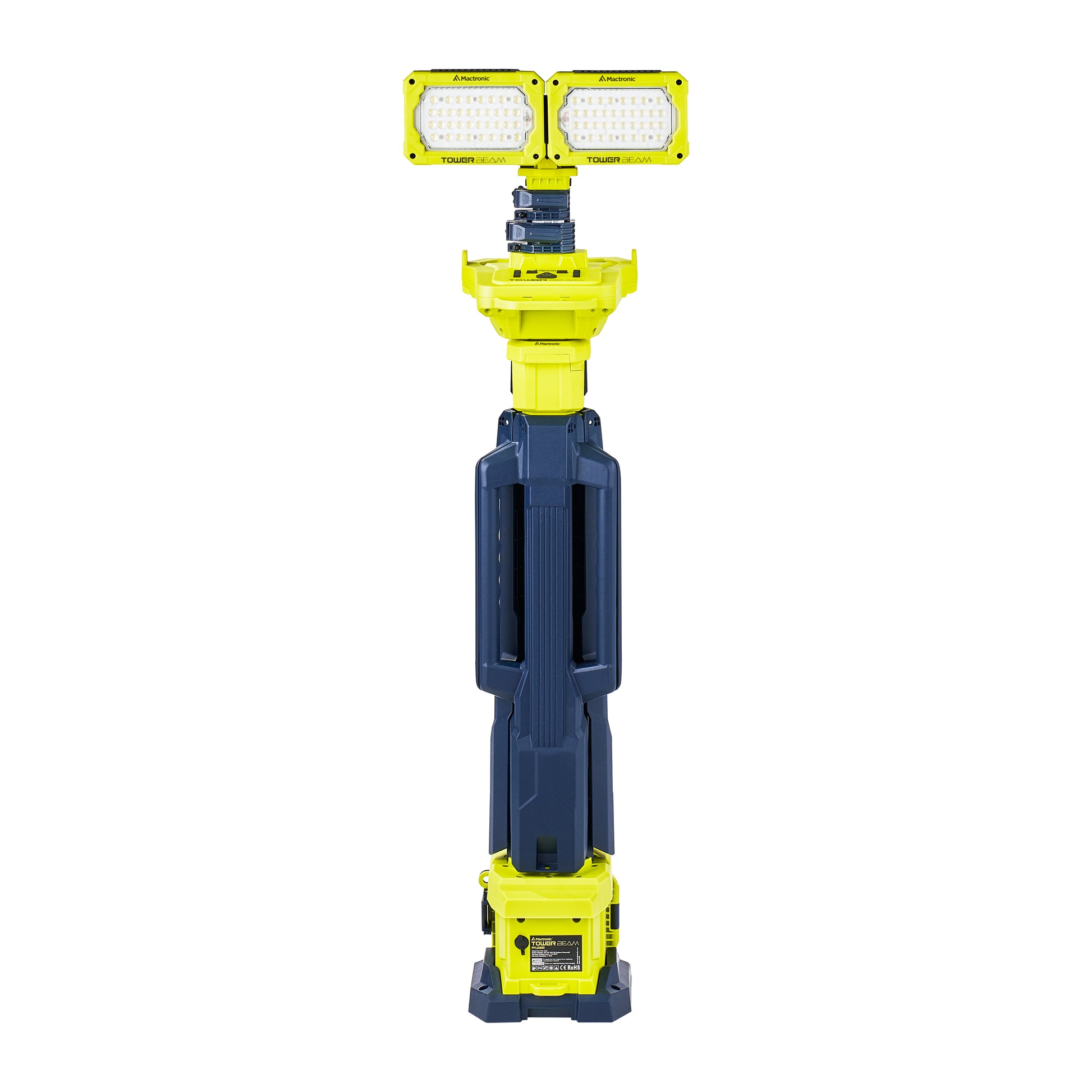 Mactronic Tower Beam – Portabler Stativ-Strahler | 12.000 lm | IP66 | Hybrid-Strom | 45 h – Ansicht 14