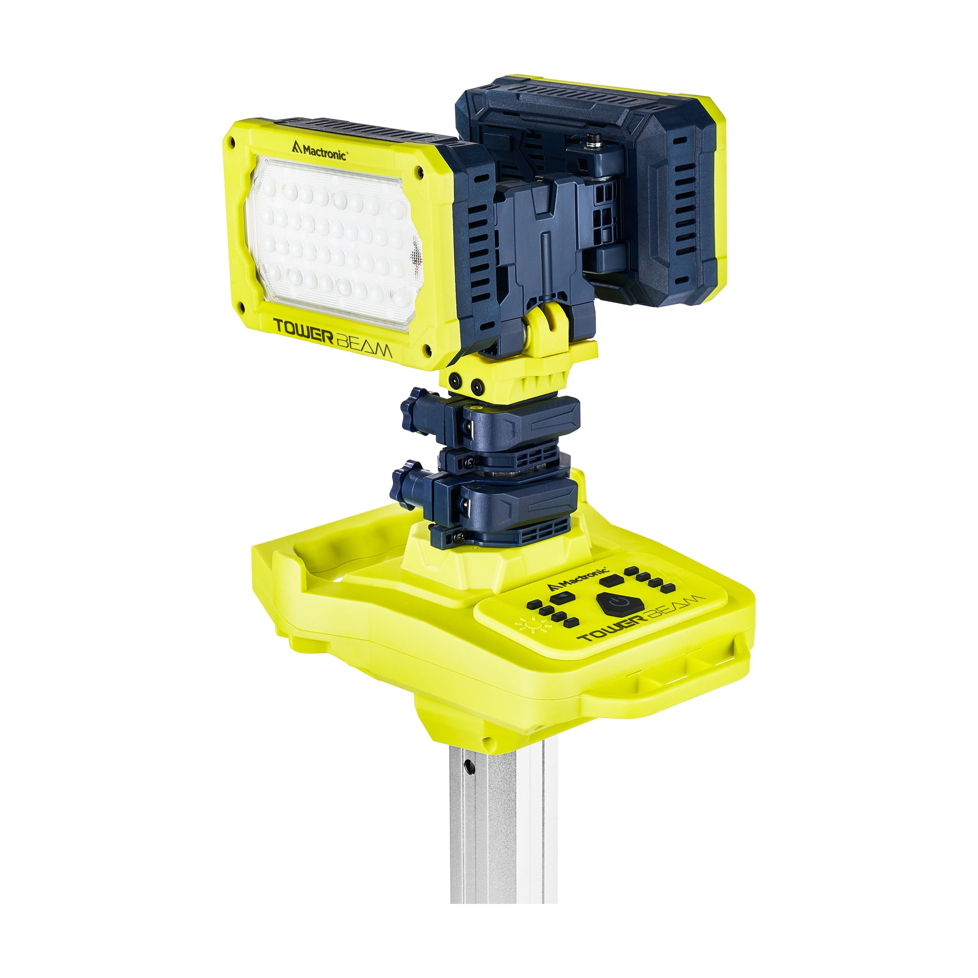 Mactronic Tower Beam – Portabler Stativ-Strahler | 12.000 lm | IP66 | Hybrid-Strom | 45 h – Ansicht 5
