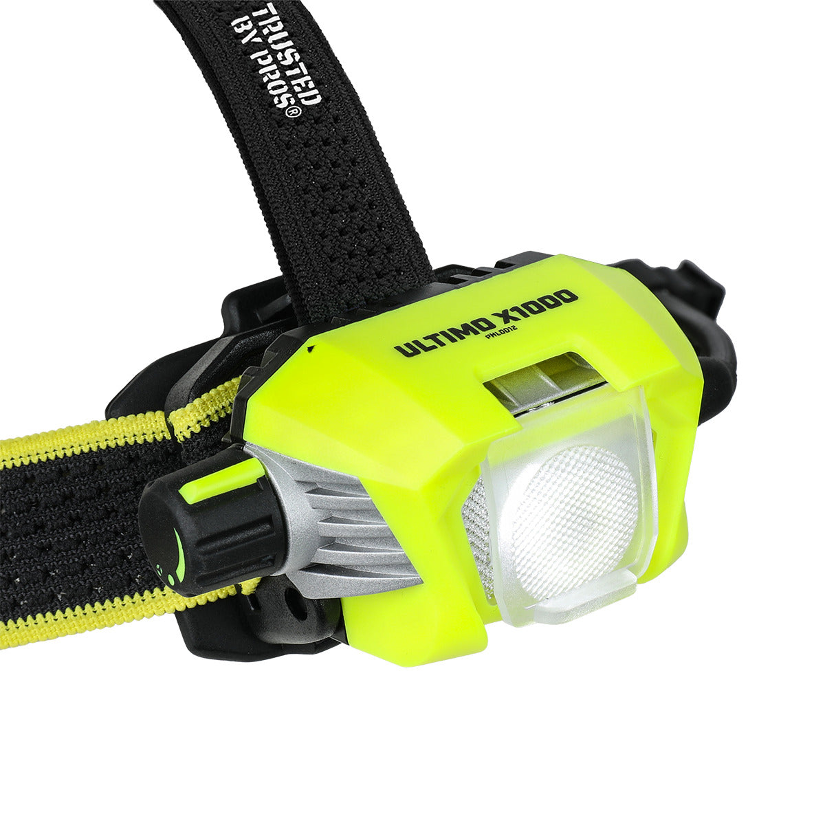 Mactronic Ultimo X1000 PHL0012 – Industrie-Stirnlampe mit ADS und Rüklicht, 1000 lm, IPX5 – Rückansicht