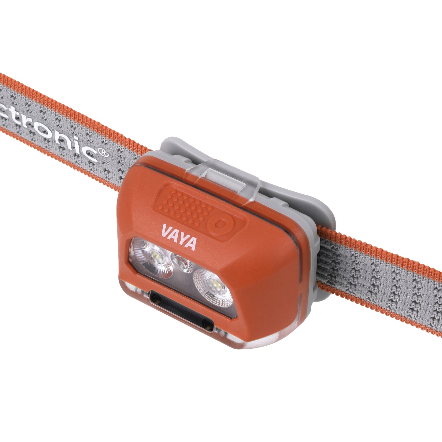 Mactronic Vaya AHL0091 – Stirnlampe Orange mit Spot/Flood/Combo und IPX8, 480 lm – Detailansicht