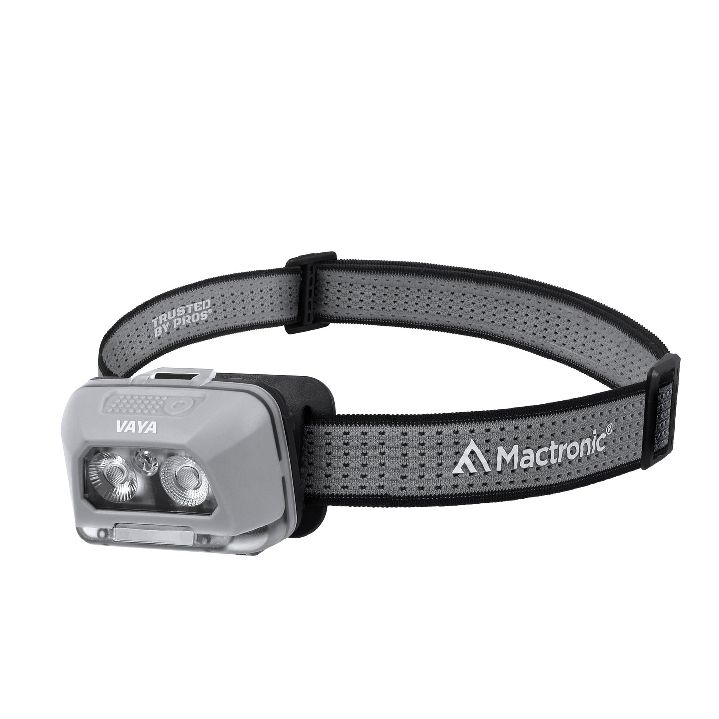 Mactronic Vaya Gray – Stirnlampe 480 lm / 60 m (Li-Po / 3×AAA)